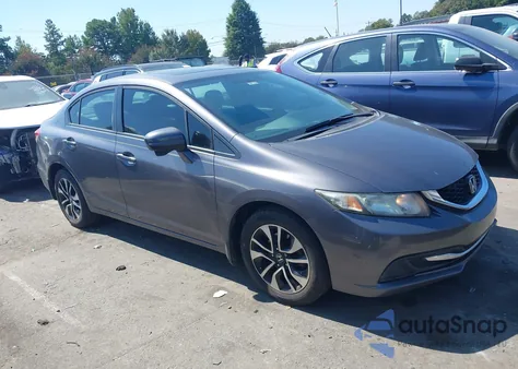 2015 Honda Civic Ex из США, поврежденный, VIN 19XFB2F86FE021089